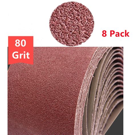 Snapklik.com : POTUINOM Sanding Belt 4 X 36 Inch,Belt Sander Belts 80 ...