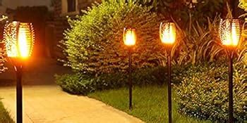 KCUBE Solar LED Flickering Flame Torch Light | Outdoor Waterproof ...