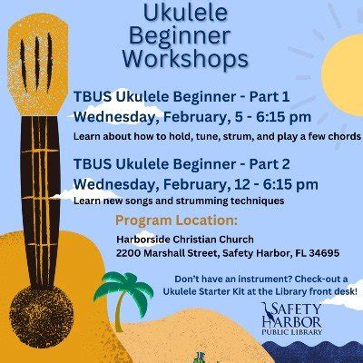TBUS Ukulele Beginner Workshop, Part 2 Tickets, Harborside Christian ...