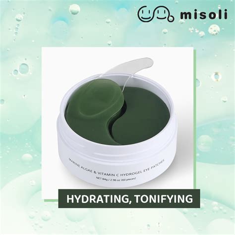 Buy Misoli Marine Algae & Vitamin C Hydrogel Eye Patches for Hydrating ...