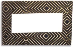 LA MAISON DE PAPIER Small Square Design Fine Paper with Gold Foiling ...