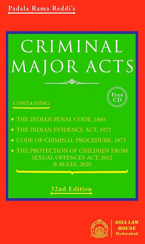 Amazon.in: Buy Criminal Major Acts (Free CD) Book Online at Low Prices ...