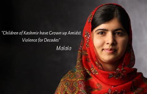 Children of Kashmir have Grown up Amidst Violence for Decades: Malala's ...