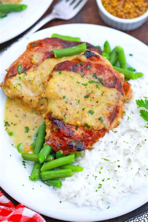 Honey Dijon Pork Chops Recipe - 30 Minutes Meals