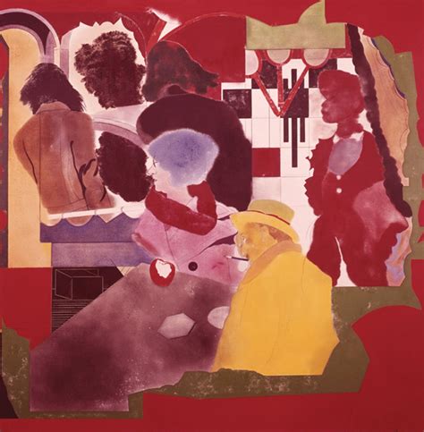R. B. Kitaj, Arcades (After Walter Benjamin), 1972–74, oil on canvas, 60 × 60". | Arte ...