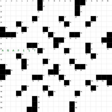 Poetic foot with a "dun-dun-DUN" rhythm NYT Crossword Clue - September ...