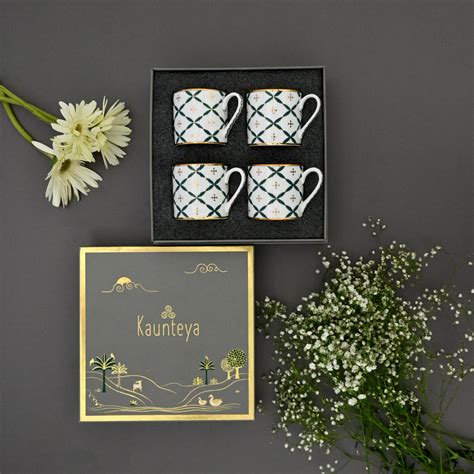 Gift Set - Jyamiti Mini Tea Mugs (Set of 4) – Kaunteya
