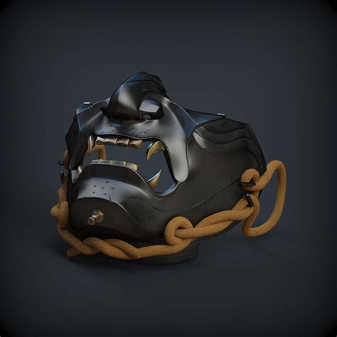 GHOST OF TSUSHIMA Ghost mask for 3d print 3D model 3D printable | CGTrader