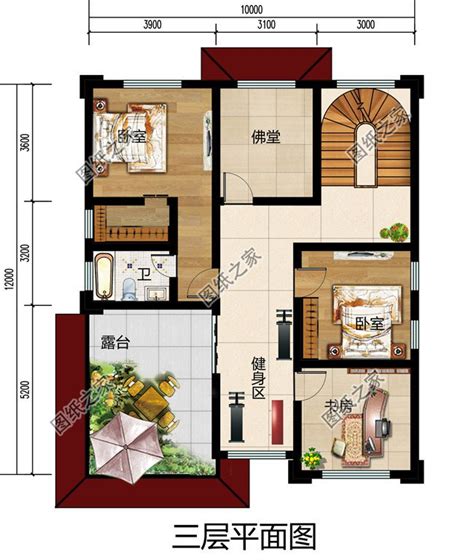 5套9米宽别墅，1、2套实用，3、4套现代，第5套经济！_农村房屋设计图_图纸之家