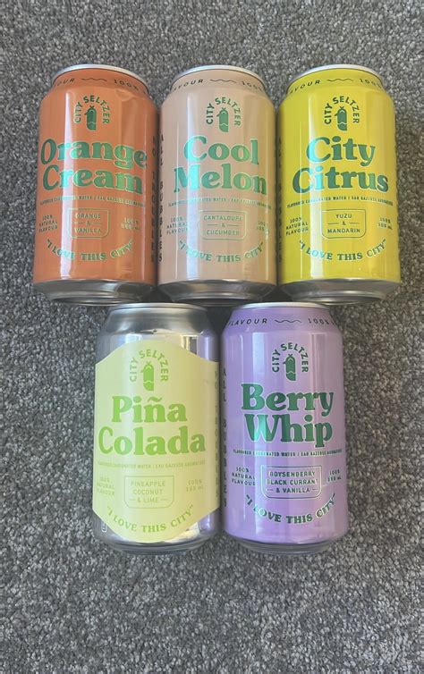 City Seltzer flavoured carbonated water : r/Soda