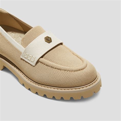 Round-Toe Platform Chunky Heel Loafers (Francesca), NUDE PEACH IVORY ...