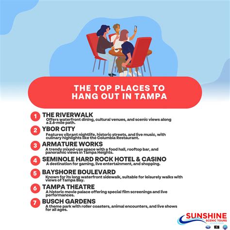 Best Places to Hang Out in Tampa, FL | Sunshine Scenic Tours