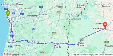 Airport transfers and taxis from Porto Airport (OPO) to Salamanca ...