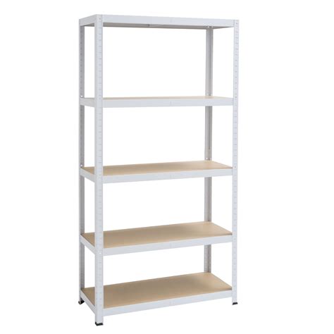 SPACEO - Scaffale in metallo - h. 176xl. 90 x P. 40 cm - 5 livelli ...