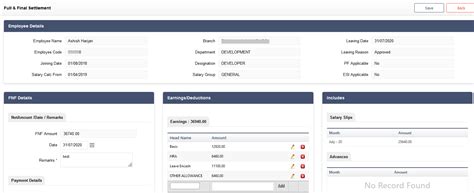 Create employee FNF in Timelabs Payroll : Helpdesk | Knowledge Base
