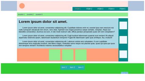 Image result for Simple CSS Layout