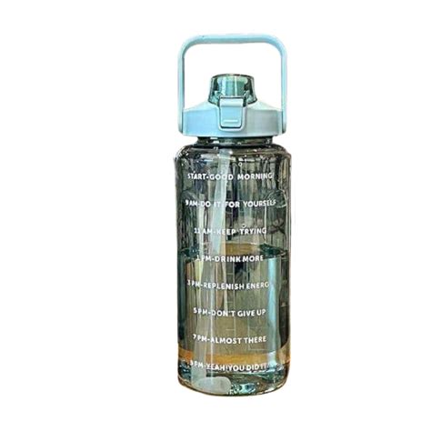 Daily Tracking Leakproof 2000ml Water Bottle – Hydrate with Purpose!(R ...
