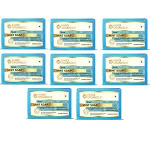 Buy Khadi Organique Natural Herbal Pure Mint Soap Pack of 8 Online at ...
