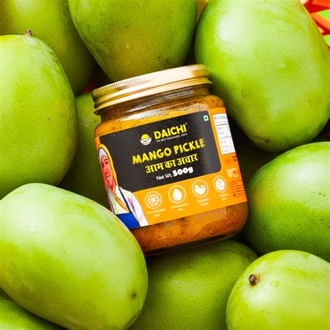 Daichi Handmade Mango Pickle with Cold Pressed Oil – Hearts With Fingers