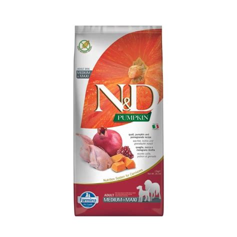 Farmina Grain Free Quail Pomegranate Medium/Maxi Kibble Dry Dog Food 2 ...