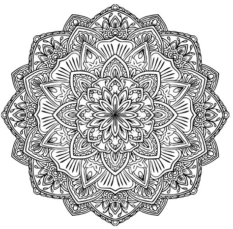 Mandala to download in pdf - 1 - Mandalas Coloring Pages for adults