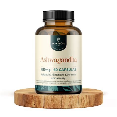 Ashwagandha 450 Mg | Estrés, Ansiedad y Energía Natural