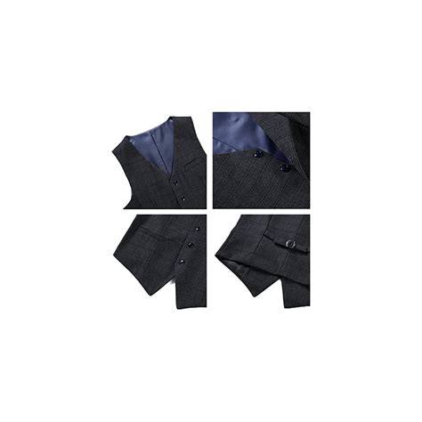 Buy Mens 3 Piece Suits Slim Fit Tweed Suit Plaid Slim Fit Suits for Men ...