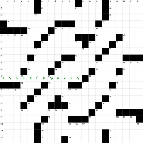 Totally the wrong way … or what's found in 79-Across? NYT Crossword ...