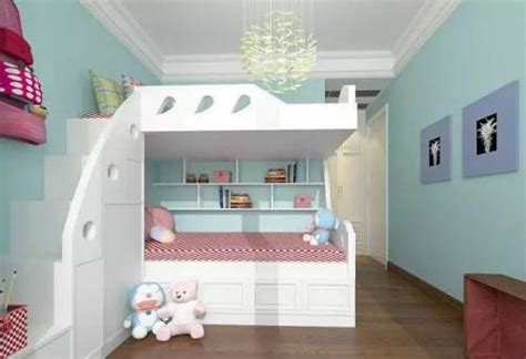 现代简约卧室装修效果图8-女孩儿童房设计图片-土巴兔装修效果图