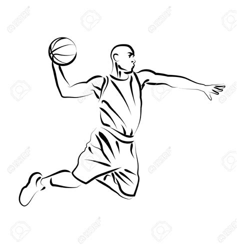 Easy Drawing Of Basketball Player at Evelyn Council blog