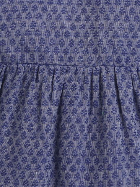 Halter Neck Cotton Dobby Tiered Dress For Girls With Lace Embelishment ...