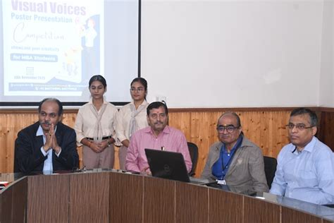 The Department of MBA organized Visual Voices – The Poster Presentation ...