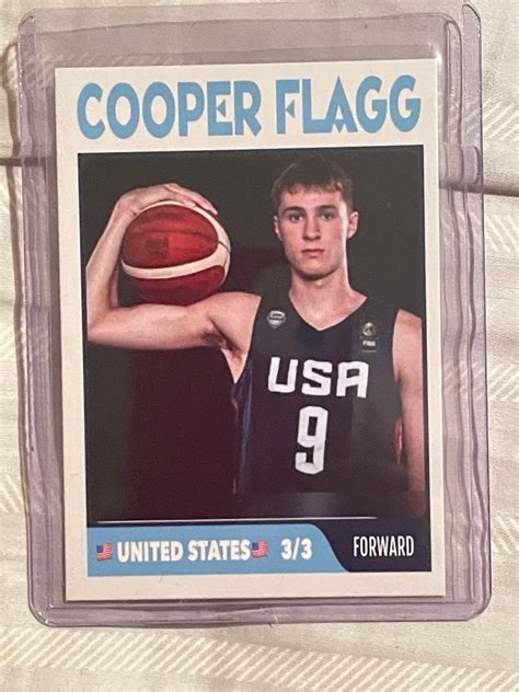 Only 3 Made Cooper Flagg 2023 Custom Rookie Card Future NBA - Etsy