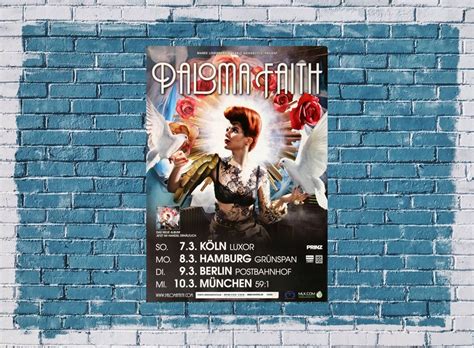 Paloma Faith - Stoned Cold Sober, Tour 2010 - Konzertplakat, 22,90