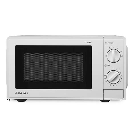 Bajaj 17L Solo Microwave Oven (1702 MT, White), Timer : Amazon.in: Home ...