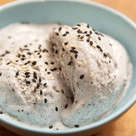 Black Sesame Ice Cream