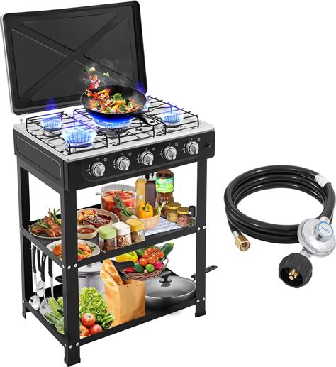 VELPAX 5 Burner Propane Gas Stove,400000BTU Portable Gas India | Ubuy