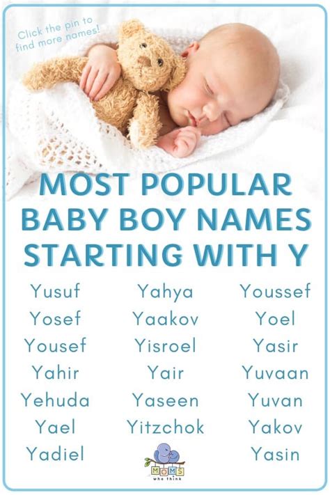 Baby Boy Names That Start With Y