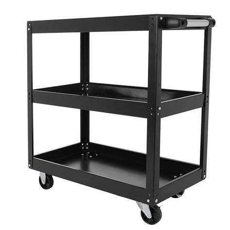 Buy ABAOTA 3-Layer Tool Cart on Wheels, Heavy Duty 3 Tier Tool Trolley ...