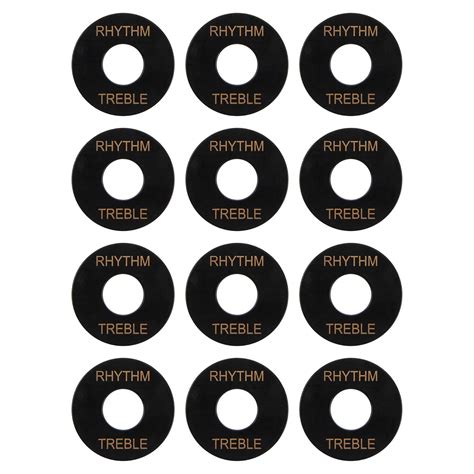 12Pcs Yootones Plastic Guitar Toggle Switch Washer Plate Rhythm Treble ...