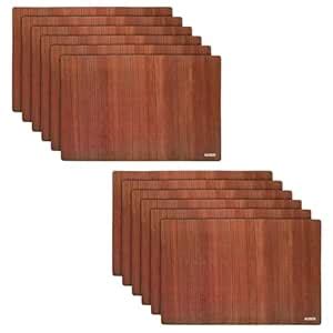 Kuber Industries Table Mats Set of 12 | Dining Table Plate Mat | PVC ...