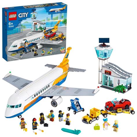 Buy LEGOCity Passenger Aeroplane 60262 Building Kit (669 Pieces) Online ...