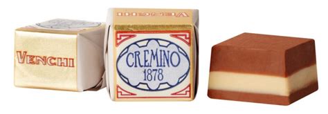 Cremino 1878, pralina stratificata din crema de migdale si alune ...