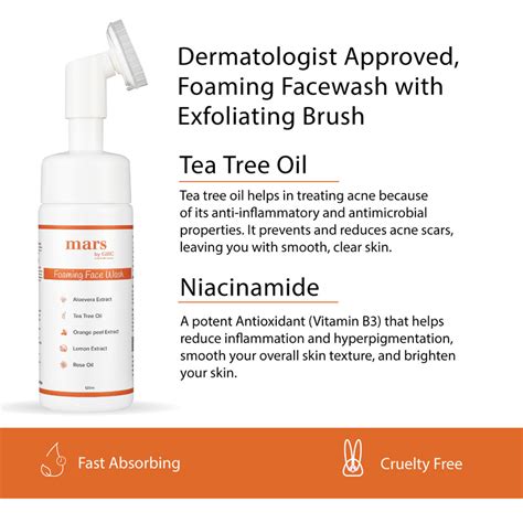 Foaming Face Wash (120 ml) & Anti-Pollution Sunscreen (50 gm) – mars by GHC