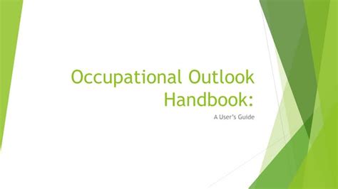 Occupational Outlook Handbook | PDF