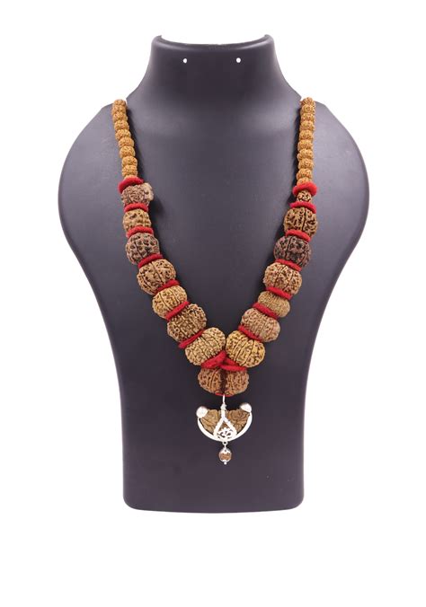 ShivaRatna Siddha Mala 1-14 Mukhi +Gaurishankar + Ganesh Rudraksha (Ne