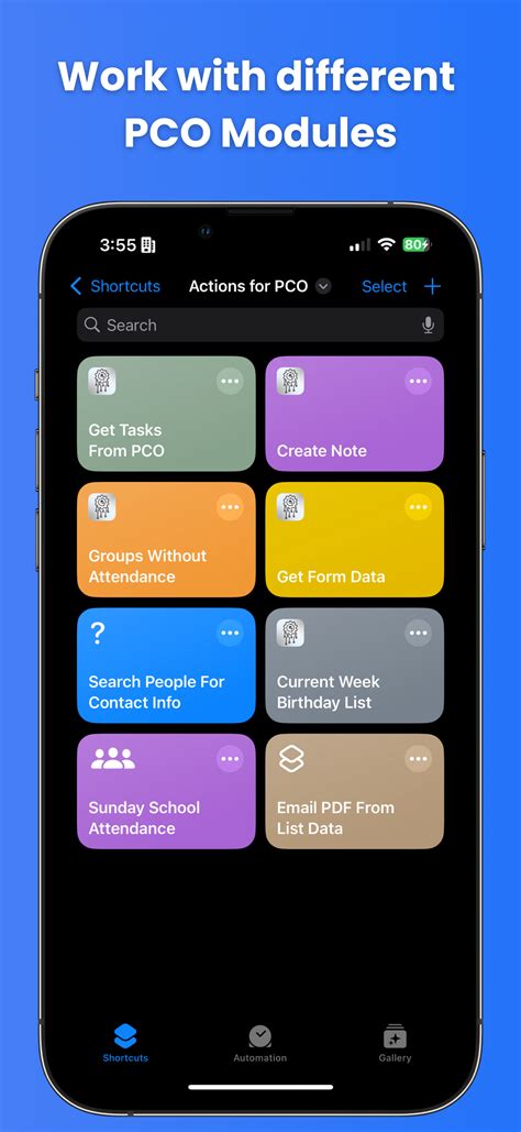 Actions for PCO | Planning Center Integrations