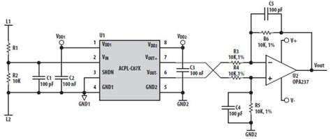 ACPL-C870/A/B Optically Isolated Voltage Sensors - Broadcom | Mouser