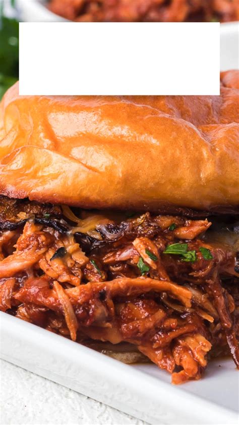 Use the crockpot to make these mouthwatering BBQ Shredded Chicken ...