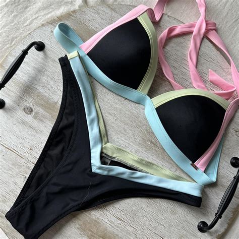 VS/ pink bathing suit size small could fit medium... | Depop